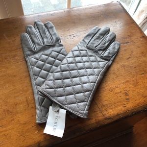 Brand New J. Crew Leather Gloves!